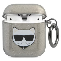 Obal Karl Lagerfeld KLA2UCHGK AirPods cover black Glitter Choupette (KLA2UCHGK)