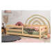 Detská posteľ z borovicového dreva v prírodnej farbe 90x200 cm Mila CPD – Adeko