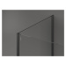 MEXEN/S - Kyoto Sprchová zástena WALK-IN 95 x 90 x 40 cm, transparent, grafit metal 800-095-090-