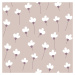 DEKORNIK Simple Daisies On Powder Pink - Tapeta