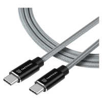 Tactical Fast Rope Aramid Cable USB-C/USB-C (100W 20V/5A) 1m šedý