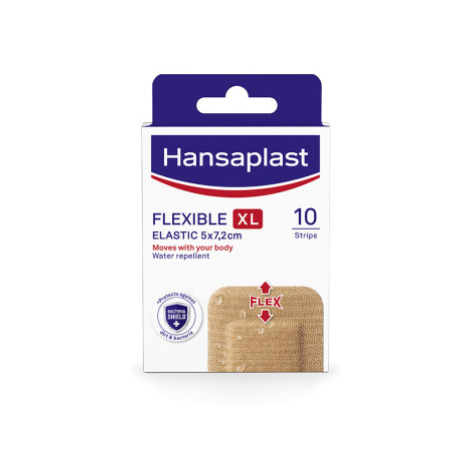 Hansaplast FLEXIBLE XL Elastic náplasť 5cm x 7,2cm, 10ks