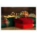 Bavlnený vianočný uterák so žakárovým okrajom Šírka: 70 cm | Dĺžka: 140 cm