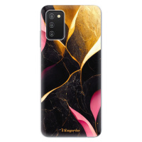 Odolné silikónové puzdro iSaprio - Gold Pink Marble - Samsung Galaxy A03s