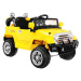 mamido Elektrické autíčko Jeep žlté