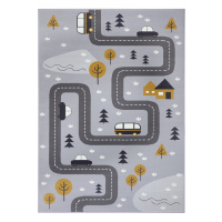 DOPRODEJ: 160x220 cm Dětský koberec Adventures 104535 Grey/mustard - 160x220 cm Hanse Home Colle