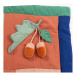 Zeleno-oranžová detská hracia podložka Pomme des Bois – Moulin Roty