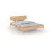 Dvojlôžková posteľ z bukového dreva 160x200 cm v prírodnej farbe Sund – Skandica