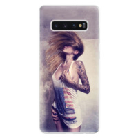 Odolné silikónové puzdro iSaprio - Girl 01 - Samsung Galaxy S10+