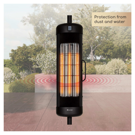 Blumfeldt Heat Guru Turbo, sálavý ohrievač, 2000 W, IP54, vonkajšie použitie, montáž na slnečník