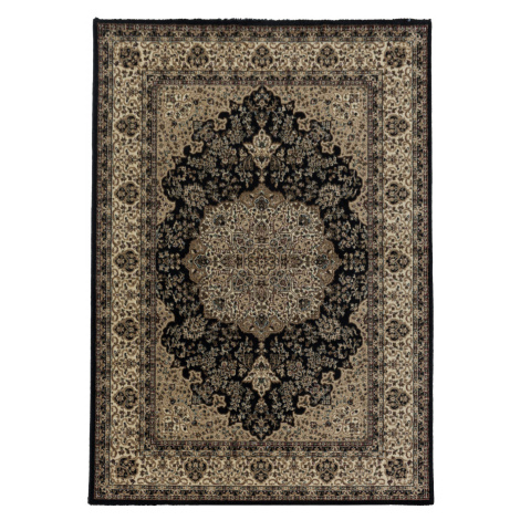 Kusový koberec Kashmir 2608 black - 80x150 cm Ayyildiz koberce