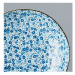 Modro-biely keramický hlboký tanier MIJ Daisy, 600 ml