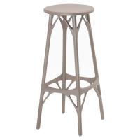 Barová stolička A.I. STOOL LIGHT, v. 75 cm, viac farieb - Kartell Farba: šedá