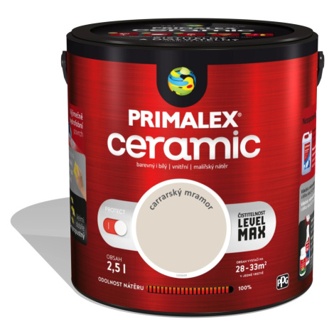 Primalex Vnútorný maliarsky náter Ceramic carrarský maramor 2,5 l