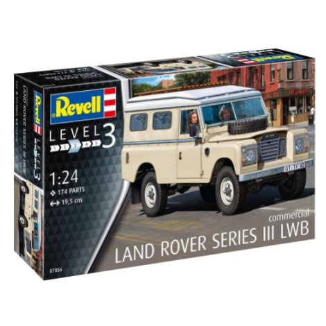 Plastic ModelKit auto 07056 - Land Rover Series III LWB (commercial) (1:24)