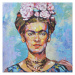 Signes Grimalt  Frida Woman Table  Obrazy, plátna Modrá