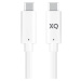 Kábel XQISIT NP Charge & Sync USB-C to USB-C 3.0 100cm E white (50850)