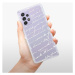 Odolné silikónové puzdro iSaprio - Handwriting 01 - white - Samsung Galaxy A52/A52 5G