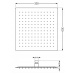 MEXEN/S MEXEN/S - Cube DR02 podomietkový sprchový SET + slim sprcha 30 cm, biela 77502DR0230-20