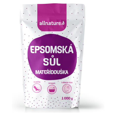 ALLNATURE Epsomská soľ Materina dúška 1000 g