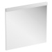 Zrkadlo s LED osvetlením Ravak Natural 80x77 cm biela X000001057