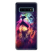 Odolné silikónové puzdro iSaprio - Lion in Colors - Samsung Galaxy S10