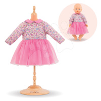 Oblečenie Dress Long Sleevers Pink Mon Grand Poupon Corolle pre 42 cm bábiku od 24 mes