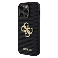 Guess PU Perforated 4G Glitter Metal Logo Apple iPhone 14 Pro GUHCP14LPSP4LGK Black