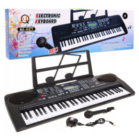 Mamido Mamido Detský keyboard s mikrofónom stojanom USB MP3 MQ6159UFB