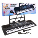 Mamido Mamido Detský keyboard s mikrofónom stojanom USB MP3 MQ6159UFB