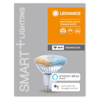 SMART+ WiFi  PAR16  TW 50  40° tbdW/ GU10, laditelná biela 2700K-6500K, stmievateľná, 1 ks, LEDV