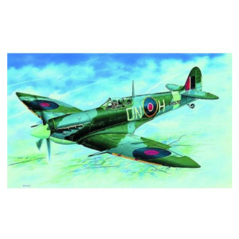 Model Supermarine Spitfire H.F.MK.VI 12,9x17,2cm v krabici 25x14,5x4,5cm