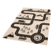 Detský koberec Zala Living Road Map Charly, 120 × 170 cm
