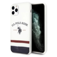 Kryt US Polo USHCN58PCSTRB iPhone 11 Pro white Tricolor Pattern Collection (USHCN58PCSTRB)