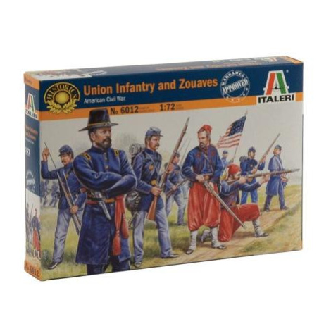 Model Kit figurky 6012 - UNION INFANTRY / ZUAVES (AMERICAN CIVIL WAR) (1:72)