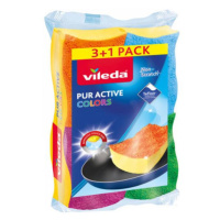 Hubka VILEDA Pur Active Colors 3+1ks 169492