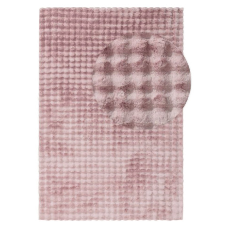 Ružový umývateľný koberec 80x150 cm Bubble Pink – Mila Home