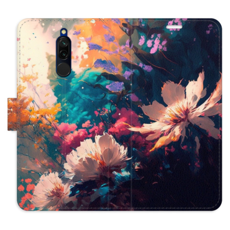 Flipové puzdro iSaprio - Spring Flowers - Xiaomi Redmi 8