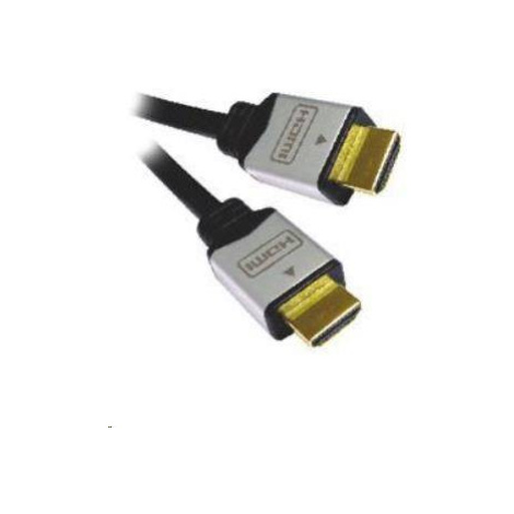 Kábel PREMIUMCORD HDMI A - HDMI A M/M 10 m pozlátené a kovové HQ konektory