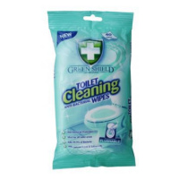 Green shield - Vlhčené čistiace utierky antibakteriálne na toalety 40ks