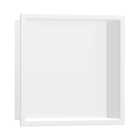 Polička Hansgrohe XtraStoris Original s rámom vo farbe matná biela 56061700