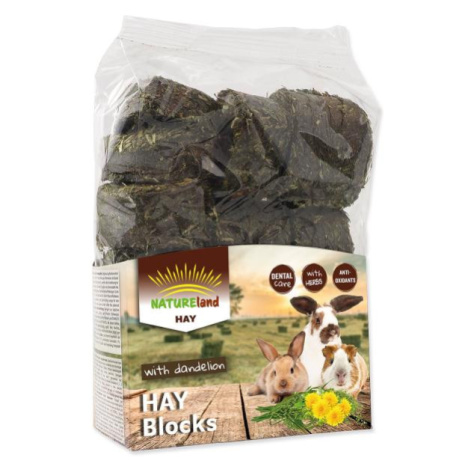 Seno Nature Land Hay bloky s púpavou 600g