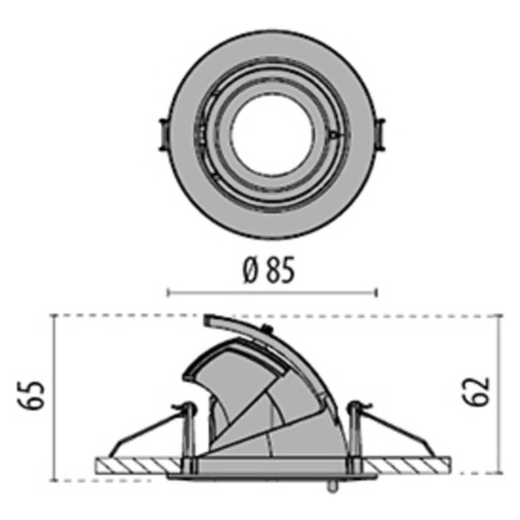 Zapustené EB431 LED Spot reflektor biele 3 000 K