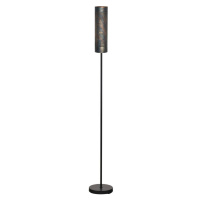 Stojacia lampa Forato, výška 174 cm, hnedá, kov