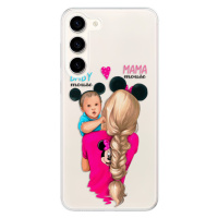 Odolné silikónové puzdro iSaprio - Mama Mouse Blonde and Boy - Samsung Galaxy S23+ 5G