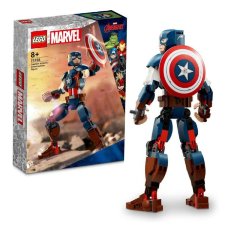 LEGO® Marvel 76258 Zostaviteľná figúrka: Captain America