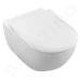 VILLEROY & BOCH - Subway 2.0 Závesné WC s WC doskou SoftClosing, DirectFlush, alpská biela 5614R