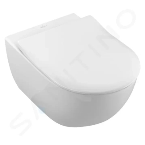 VILLEROY & BOCH - Subway 2.0 Závesné WC s WC doskou SoftClosing, DirectFlush, alpská biela 5614R