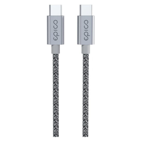 EPICO opletený kábel USB-C na USB-C, 1,2 m vesmírne šedý