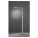 LED stojacia lampa v zlatej farbe s kovovým tienidlom (výška  130 cm) Nami – Fischer & Honsel
